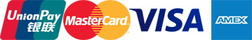 Mastercard | Visa | Union | Amex Pay Logo
